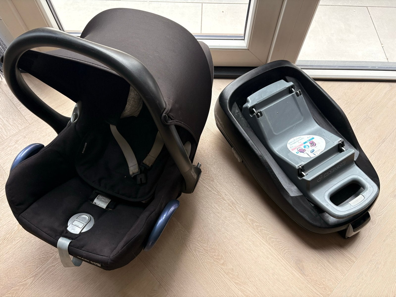 Maxi-Cosi autostoel met FamilyFix, Kinderen en Baby's, Ophalen, Gebruikt, Isofix, 0 t/m 13 kg