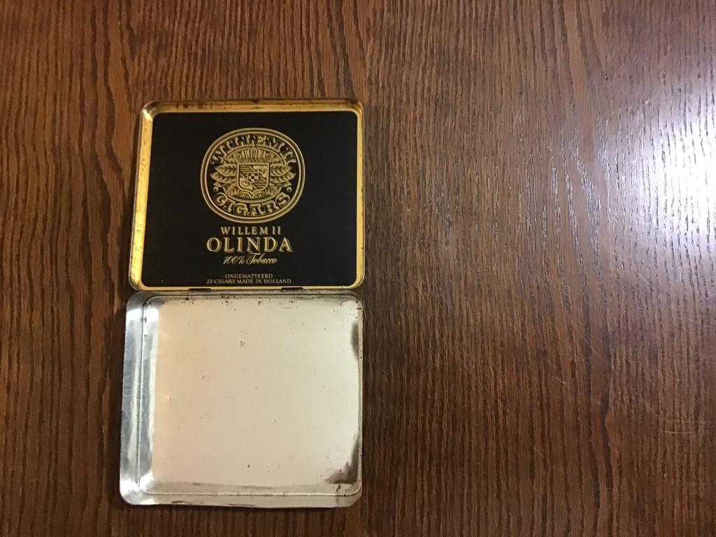 Sigarendoosje Olinda Wilkem II, Ophalen of Verzenden, Zo goed als nieuw, Sigarenbandjes
