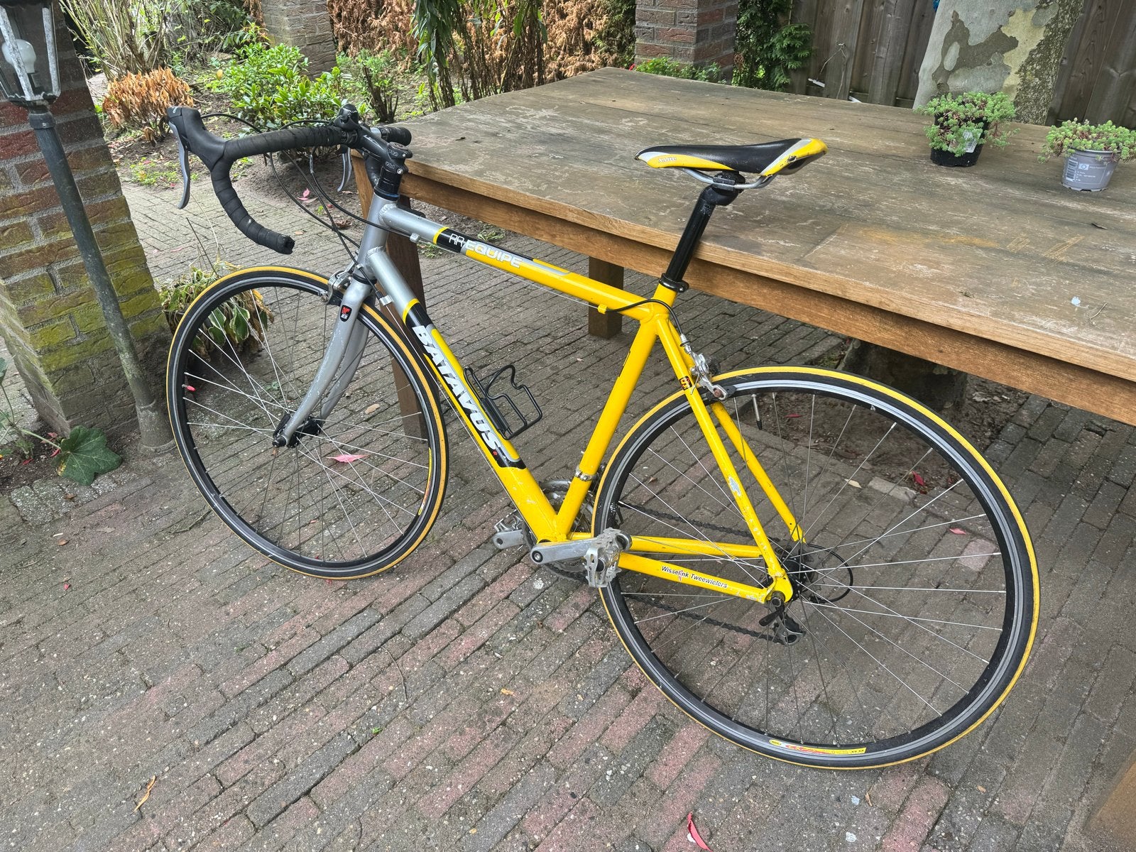 Batavus racefiets - Geel/Zilver - Shimano Sora, Fietsen en Brommers, Ophalen, 28 inch, Gebruikt, Batavus