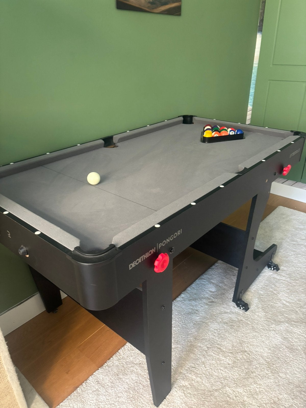 Pool tafel, klein formaat ZGAN, Ophalen, Zo goed als nieuw, Pooltafel