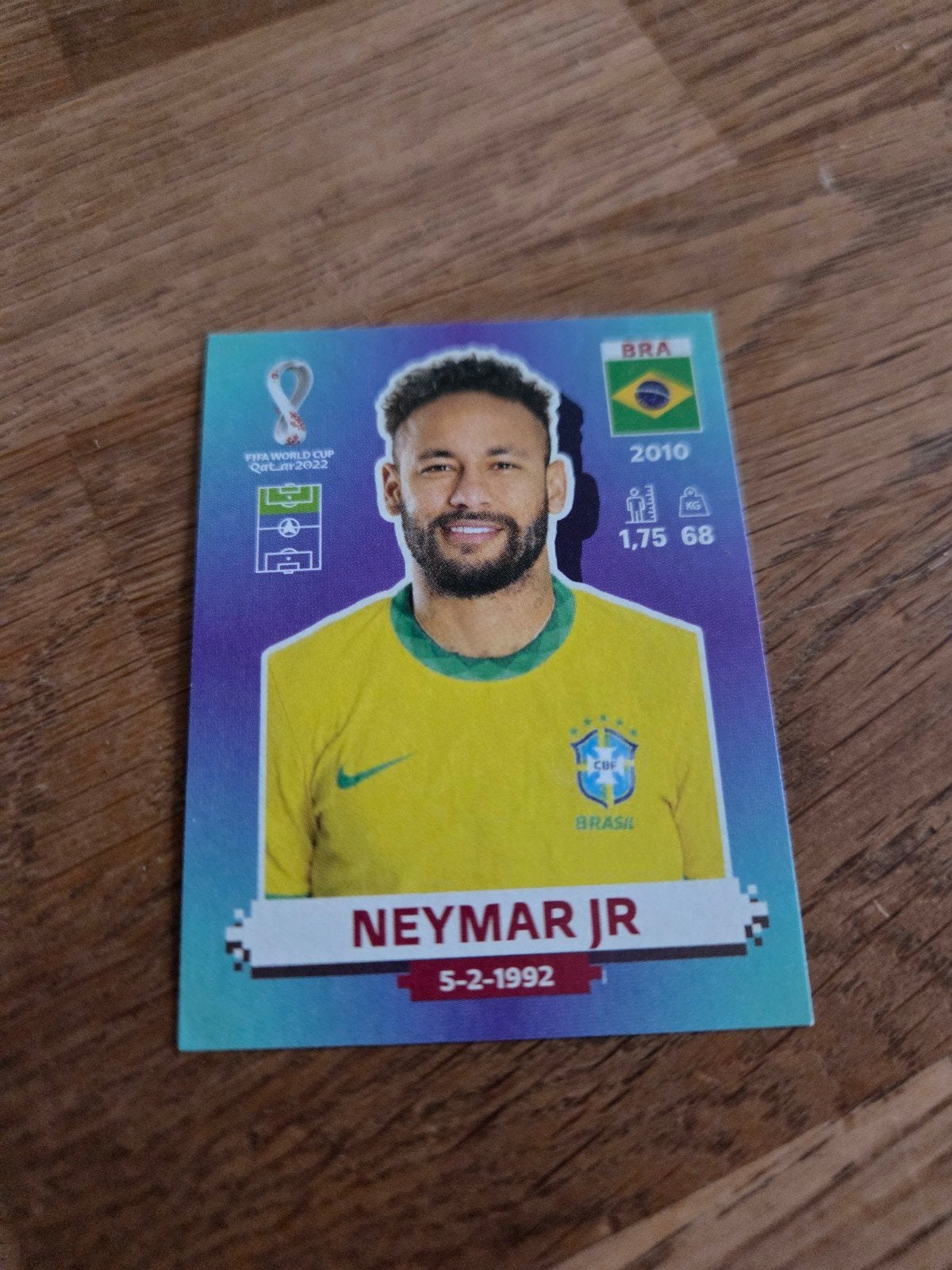 Panini Neymar, Ophalen of Verzenden, Zo goed als nieuw, Plaatje