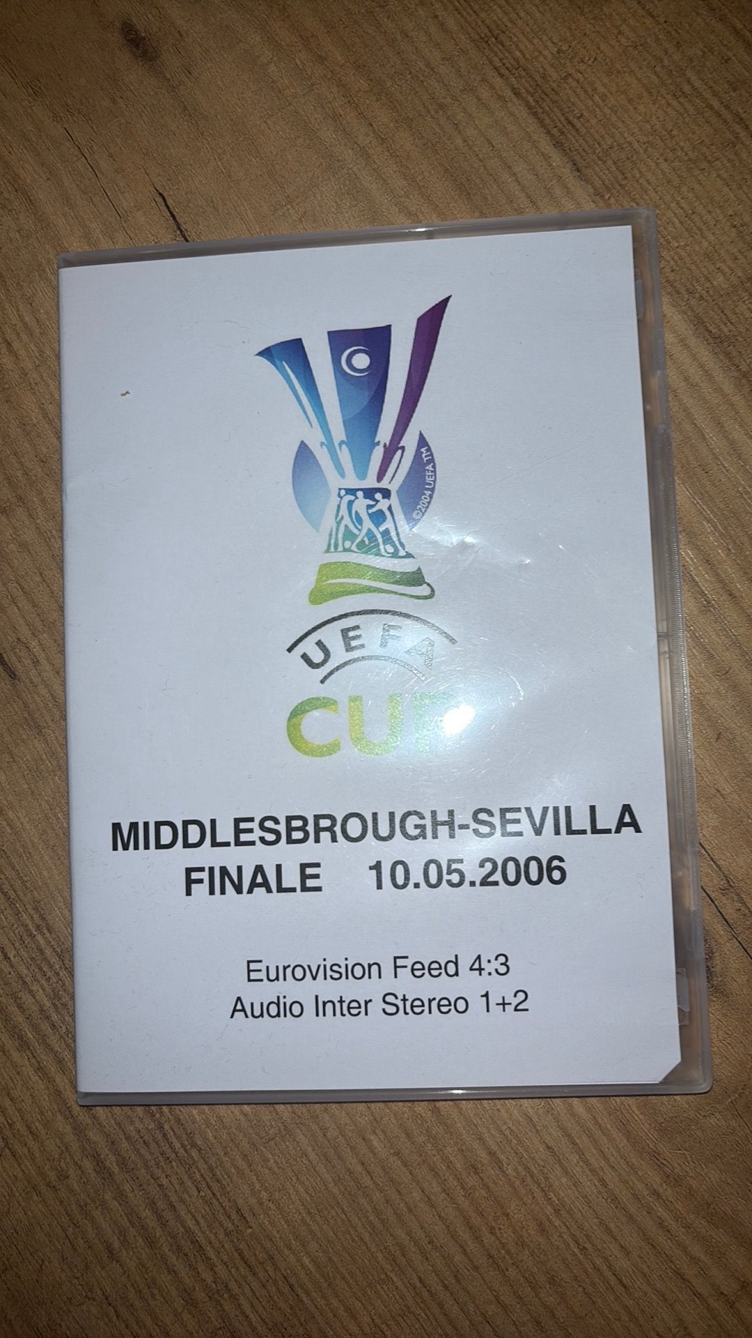 DVD uefa cup finale 2006 sevilla, Ophalen of Verzenden, Zo goed als nieuw, Buitenlandse clubs, Overige typen