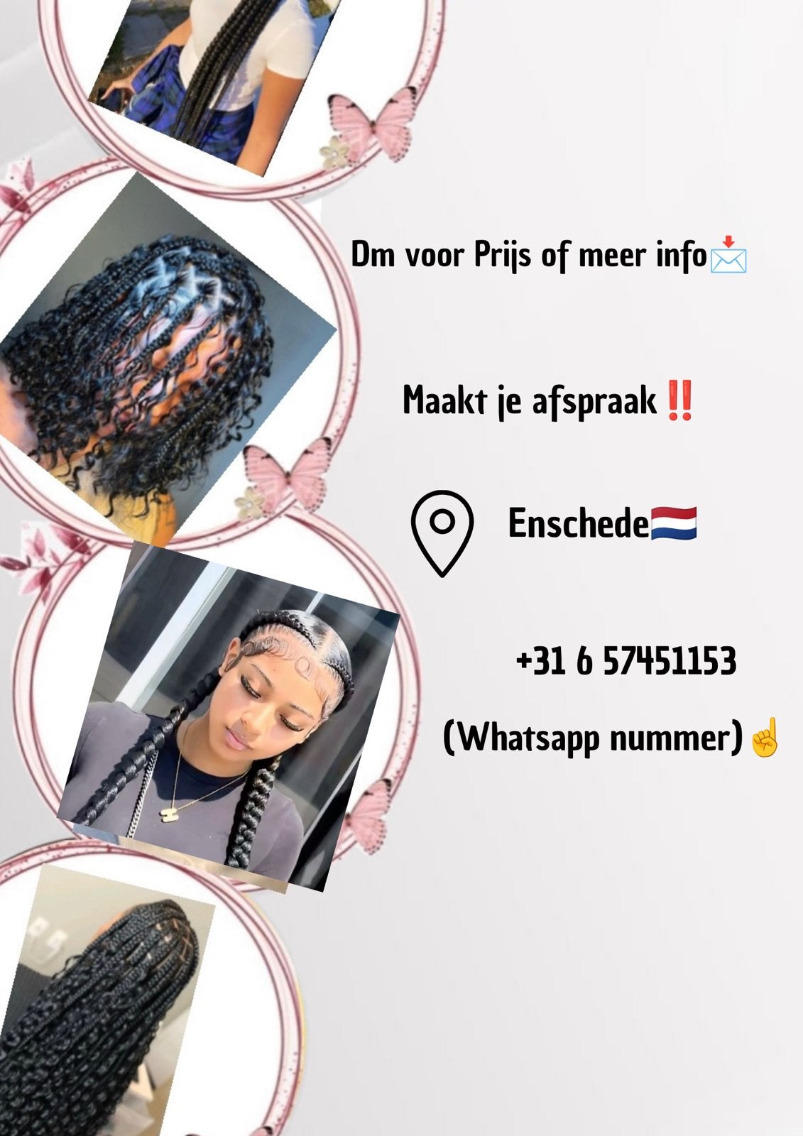 Braids Haar, Ophalen