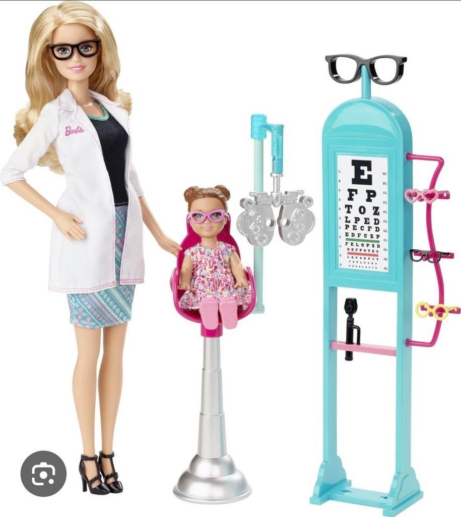 GEZOCHT: Barbie Careers Eye Doctor - Oogarts, Ophalen of Verzenden, Nieuw, Barbie