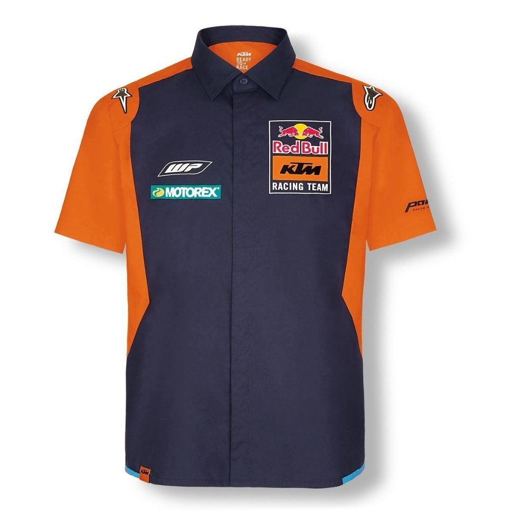 Red Bull blouse KTM team shirt maat XL valt klein uit, Kleding | Heren, Overhemden, Nieuw, Overige halswijdtes, Blauw, Ophalen of Verzenden