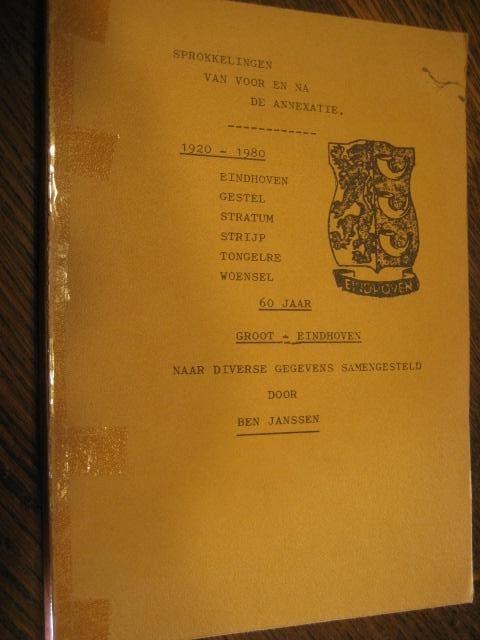 BEN JANSSEN/SPROKKELINGEN VOOR EN NA DE ANNEXATIE (GESIGN), Ophalen of Verzenden, BEN JANSSEN, 20e eeuw of later, Gelezen