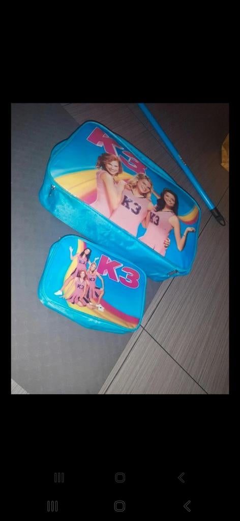 K3 Koffer en toilettas set - Blauw, Ophalen, Blauw