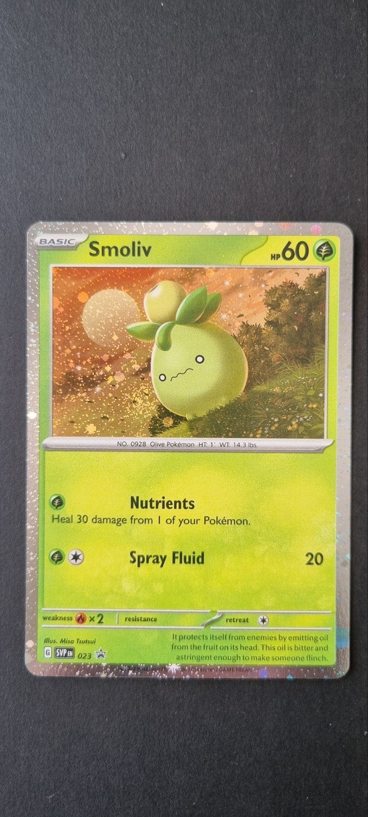 Smoliv SVP 023, Ophalen of Verzenden, Zo goed als nieuw, Losse kaart, Foil