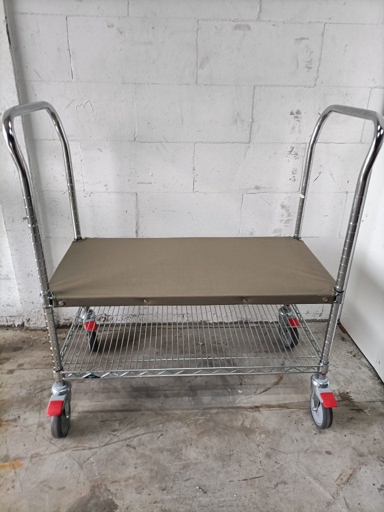 Metro Erecta MW600 Series Trolley magazijnkar Chroom wagen, 100 liter of meer, Ophalen, Zo goed als nieuw, Transportkar