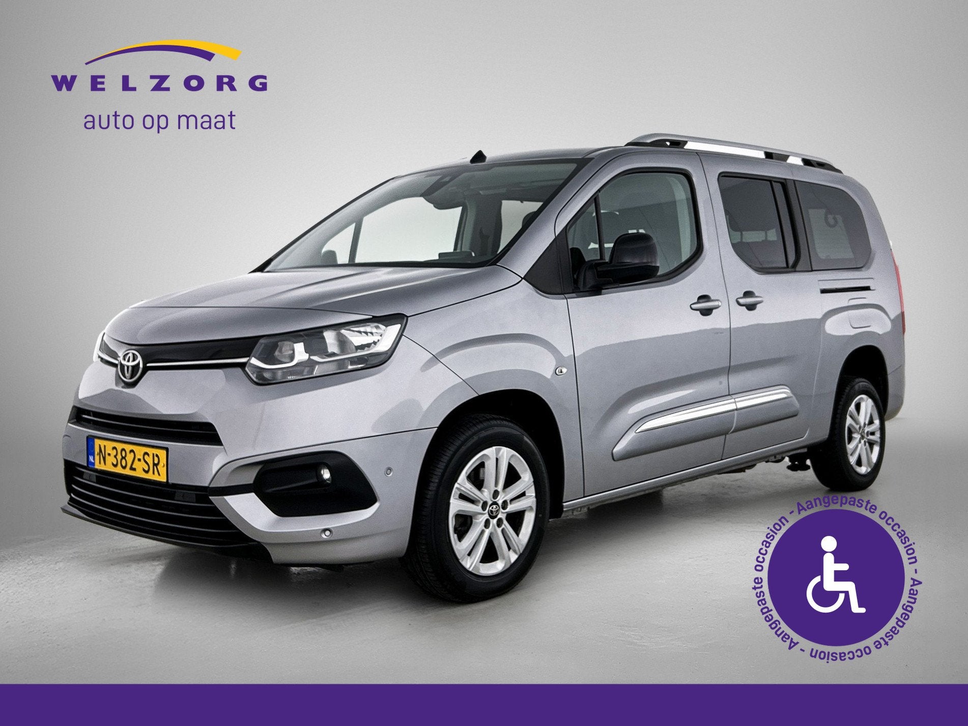 Toyota PROACE CITY Verso 1.2 Turbo Active Long Direct leverb, Auto's, Voorwielaandrijving, 12 maanden, Gebruikt, Euro 6