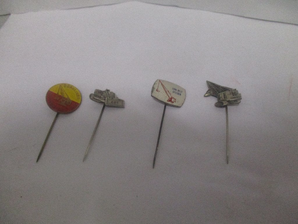 Ruston Link-Belt Cat speldjes 4x, Ophalen of Verzenden, Zo goed als nieuw, Merk, Speldje of Pin