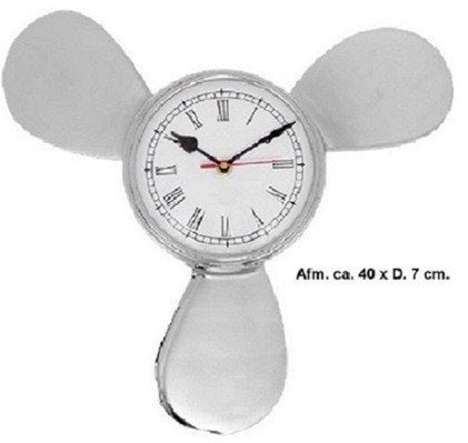 Klok Propeller wandklok nieuw, Verzenden