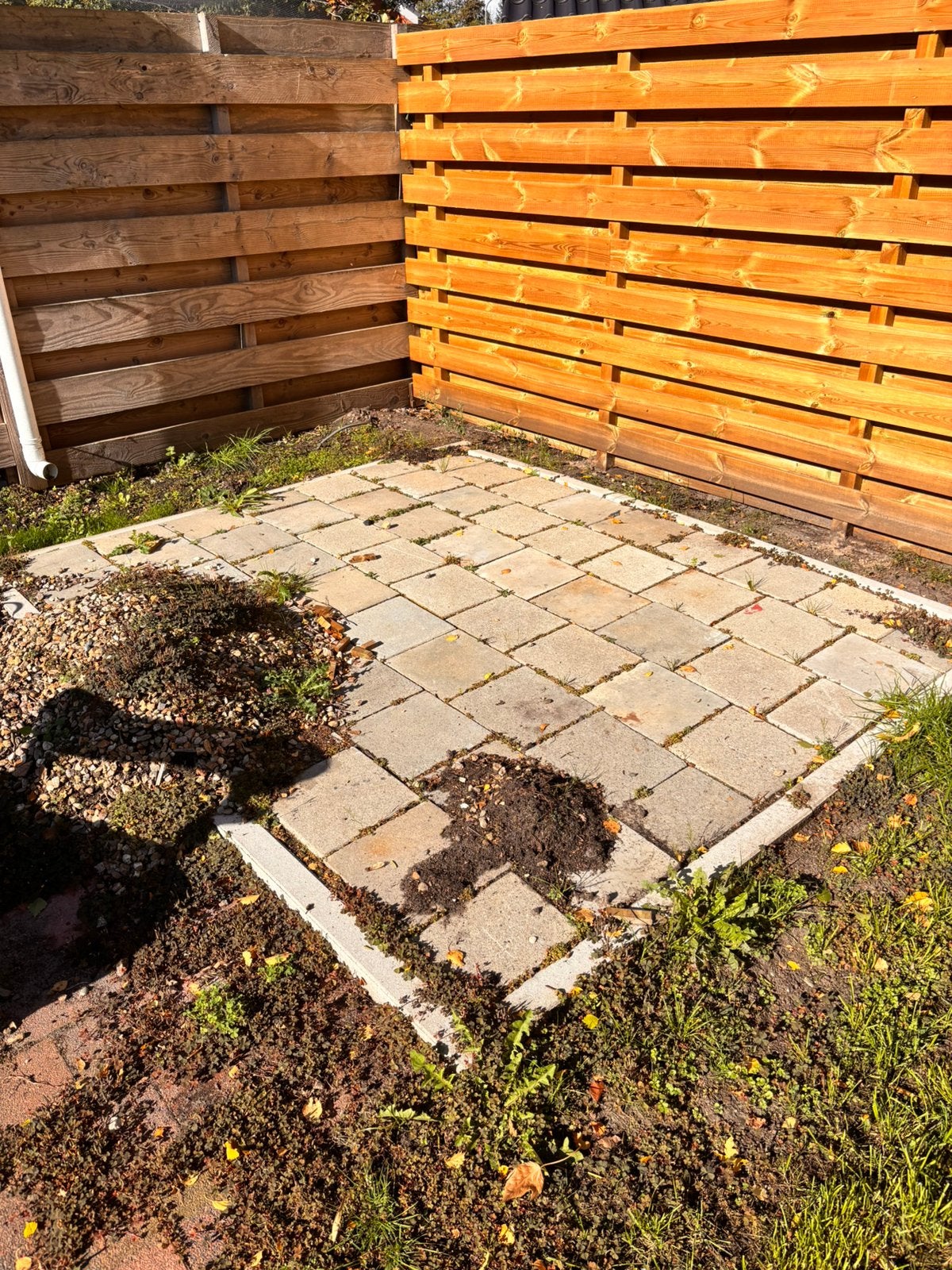 Tegels 30x30, Tuin en Terras, Ophalen, Overige materialen, Gebruikt, 10 m² of meer