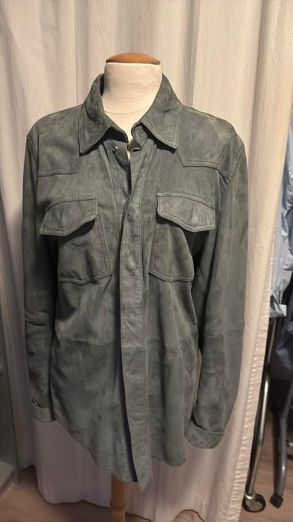 Goosecraft Leren Blouse Maat L - Zo Goed als Nieuw, Ophalen of Verzenden, Zo goed als nieuw, Maat 38/40 (M), Groen