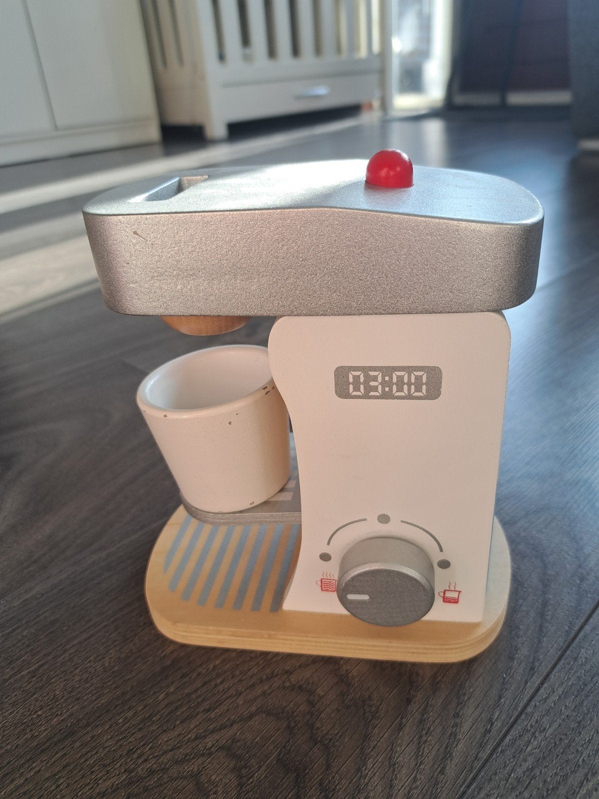 Houten espresso/koffie machine voor kinderen, Kinderen en Baby's, Speelgoed | Houten speelgoed, Ophalen of Verzenden
