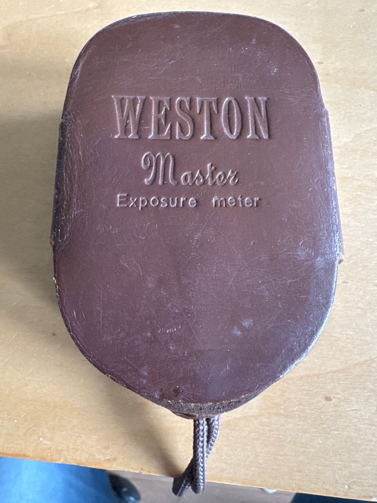 Weston Master III Universal Belichtingsmeter met Leren Hoes, Overige merken, Lichtmeter, Ophalen of Verzenden, Gebruikt