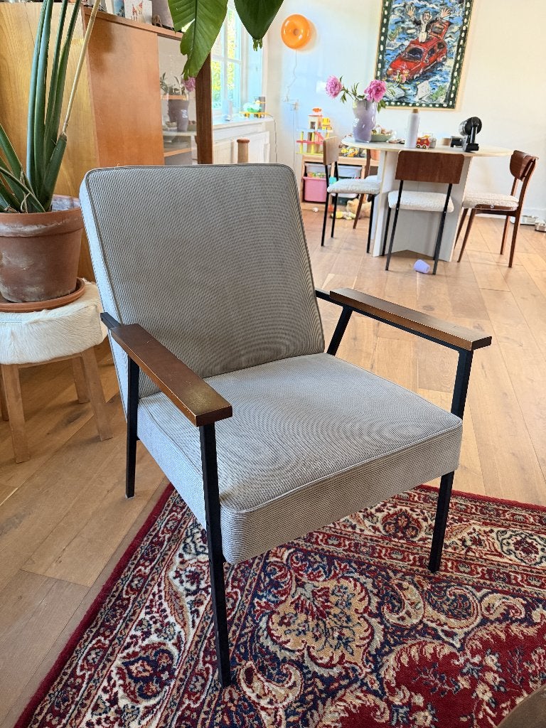 Mooie fauteuil van Woood, Huis en Inrichting, Fauteuils, Ophalen, Gebruikt, Minder dan 75 cm, Stof