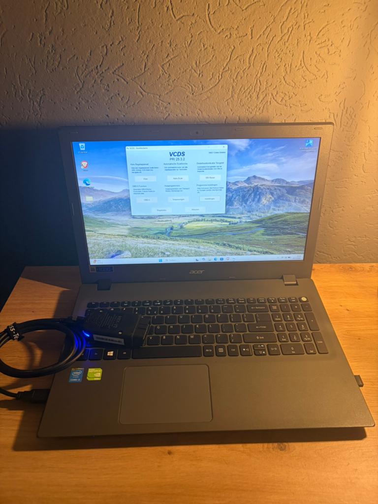VCDS HEX V2 vagcom kabel ongelimiteerde VINS + Acer i3, Ophalen of Verzenden, Zo goed als nieuw