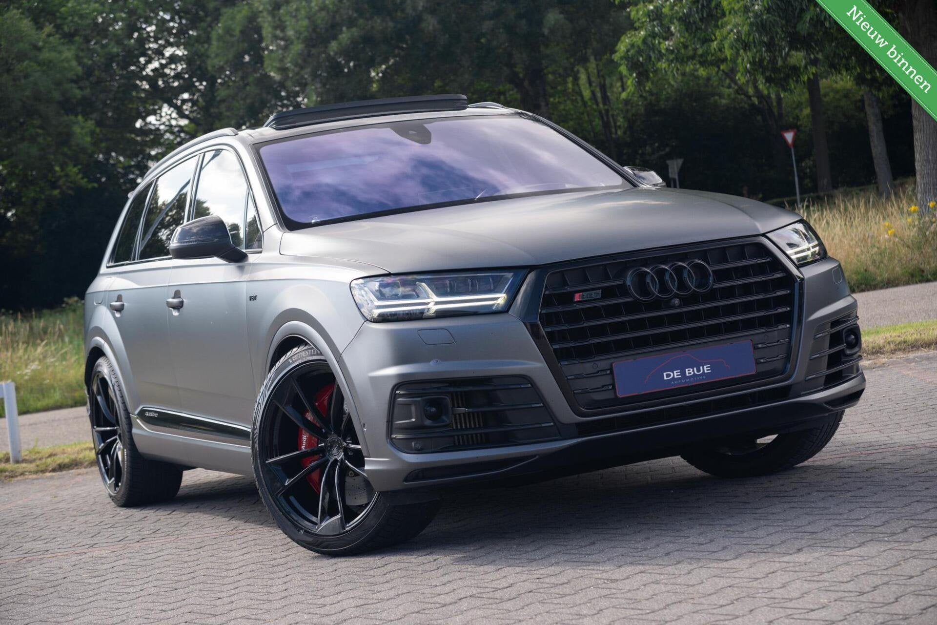 Audi SQ7 4.0 V8 TDI SQ7 Quattro|Grijs Kenteken|Keramisch|Ban, Auto's, 435 pk, Gebruikt, Automatische klimaatregeling, Bedrijf