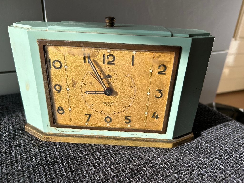 Vintage Franse Japy MINUT wekker/timer – jaren 50 – werkend, Ophalen of Verzenden