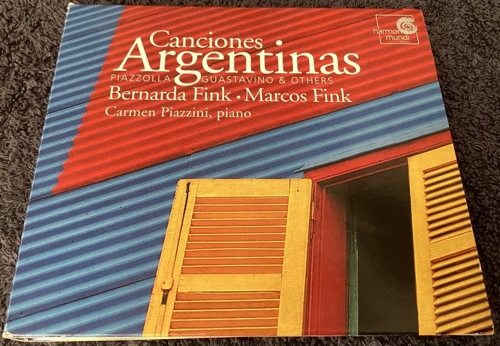 Bernarda Fink, Marcos Fink, Piazzini–Canciones Argentinas, Ophalen of Verzenden, Modernisme tot heden, Gebruikt, Orkest of Ballet