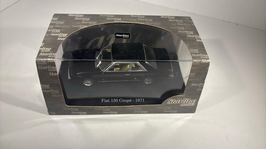 Fiat 130 coupe black 1971 starline 1.43, Hobby en Vrije tijd, Modelauto's | 1:43, Overige merken, Auto, Ophalen of Verzenden, A