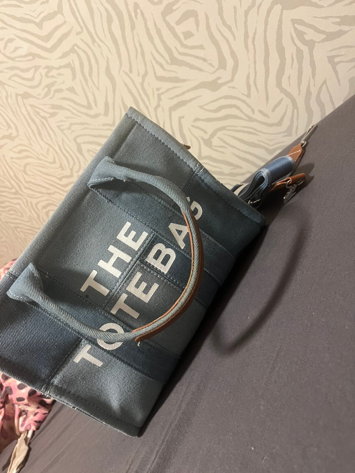 The totebag, Sieraden, Tassen en Uiterlijk, Ophalen, Zo goed als nieuw, Blauw, Handtas