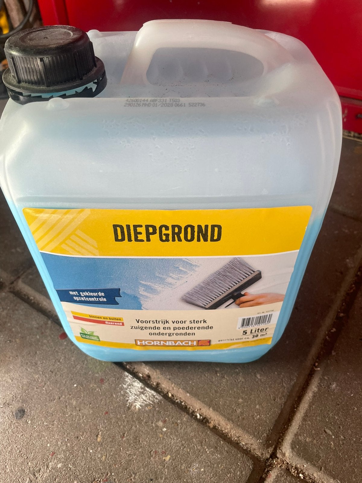 Diepgrond hornbach, Ophalen, Nieuw, Wit