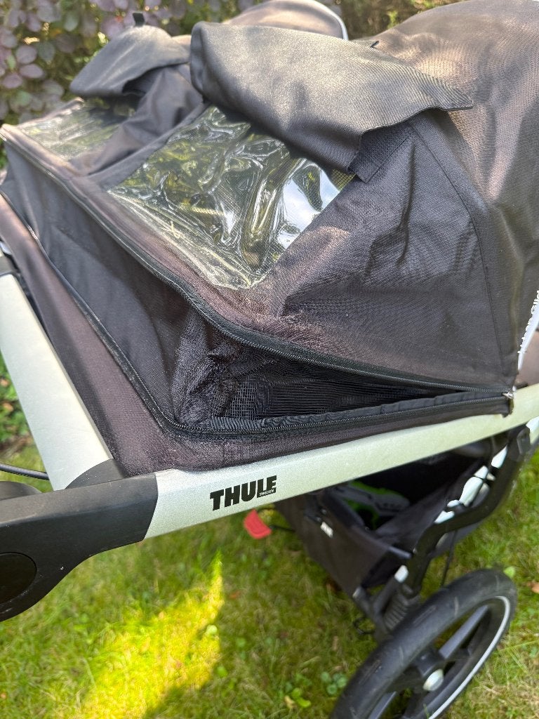 Thule Urban Glide 2 Double duowagen/tweelingwagen zwart, Kinderen en Baby's, Duowagen, Gebruikt, Ophalen, Kinderwagen