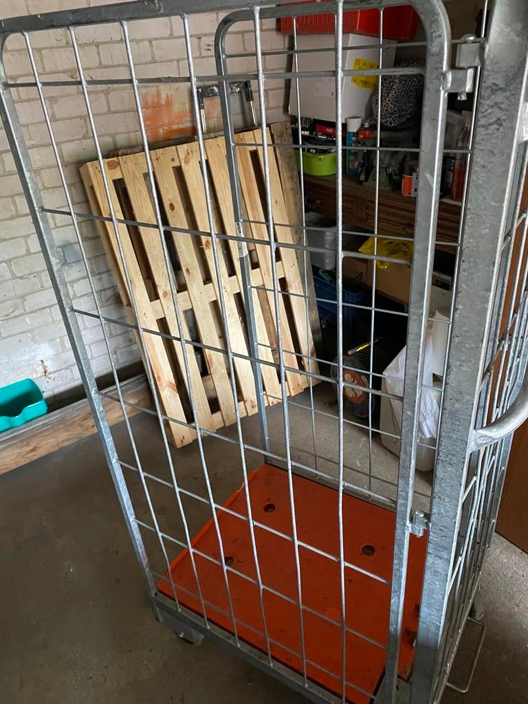 Rol container, 100 liter of meer, Ophalen of Verzenden, Zo goed als nieuw, Transportkar