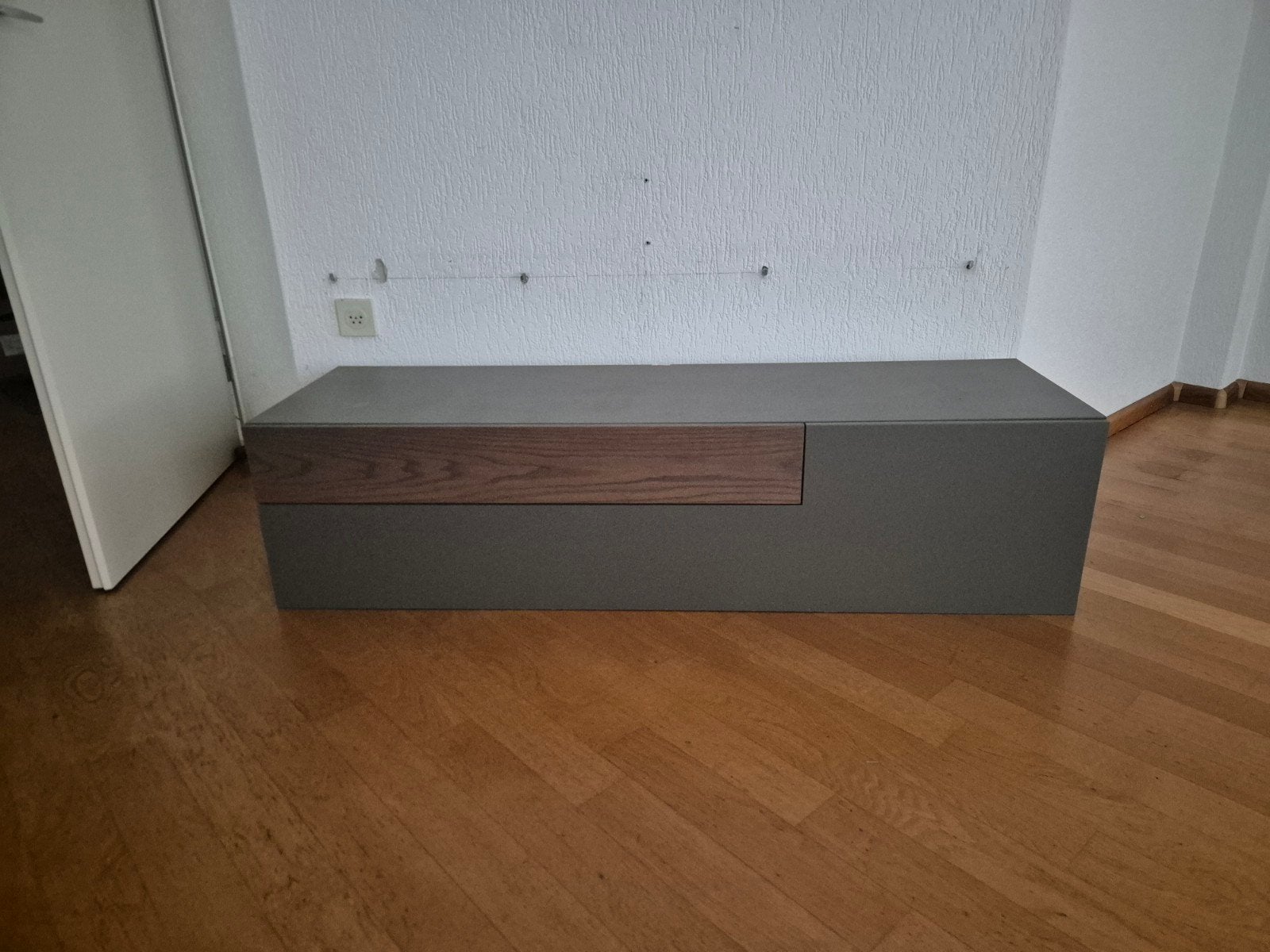 Casteleijn Moderne TV-meubel met lade en opbergvakken, Huis en Inrichting, Kasten | Televisiemeubels, Ophalen, Gebruikt, 100 tot 150 cm