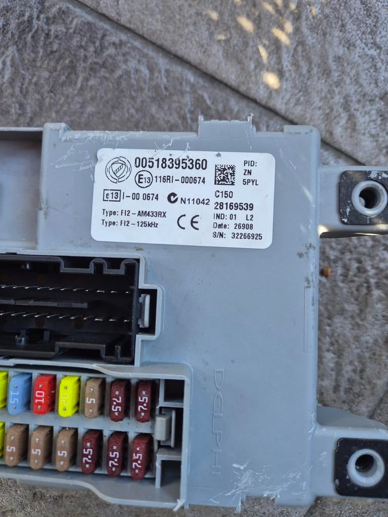 Fiat 500 BCM Body Control Module 00518395360, Ophalen of Verzenden
