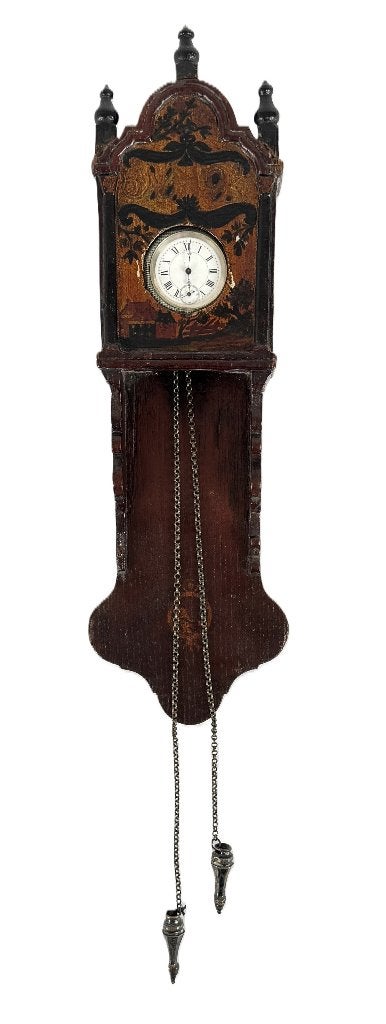 656. Zakhorloge in houder, eerste helft 20e eeuw, Ophalen of Verzenden