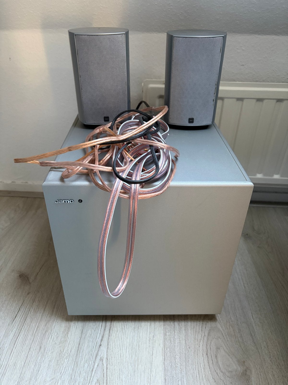 Jamo A3SUB.1 subwoofer met 5 satelliet speakers, Ophalen, Gebruikt, Audiokanaal 5.1