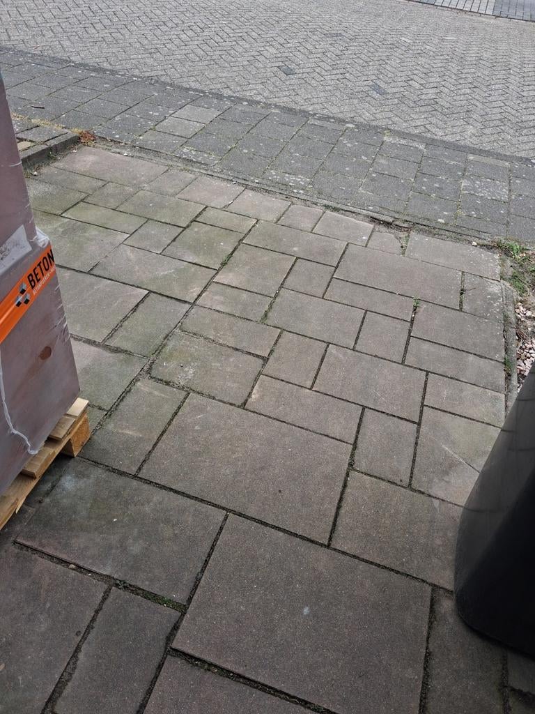 Tuintegels ~12m2, Tuin en Terras, Ophalen of Verzenden, Gebruikt, Beton, Terrastegels