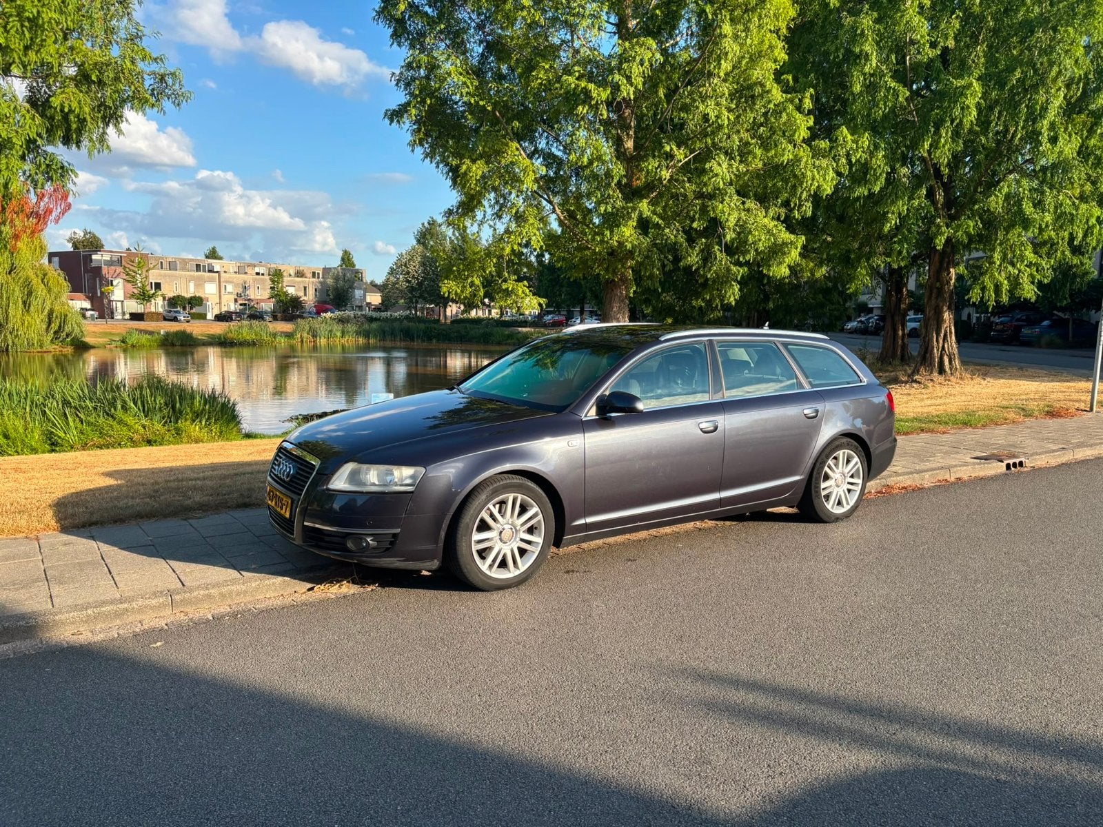 Audi A6 2.0 Tfsi Avant 125KW AUT 2008 Grijs, 1984 cc, Origineel Nederlands, Stationwagon, Particulier