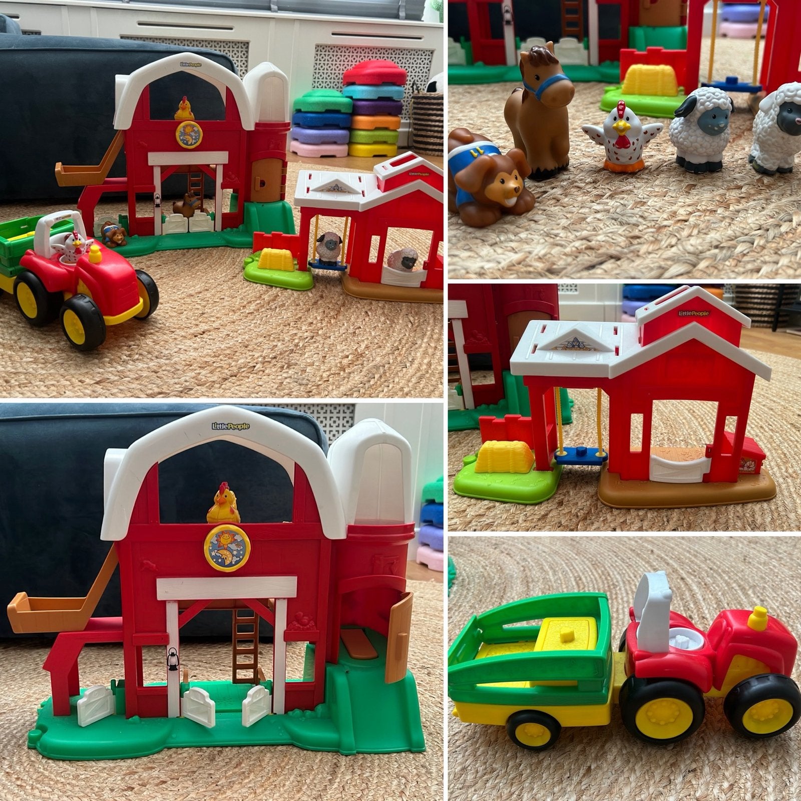 Fisher-Price Little People Boerderij met tractor en dieren, Ophalen, Gebruikt, Jongen of Meisje