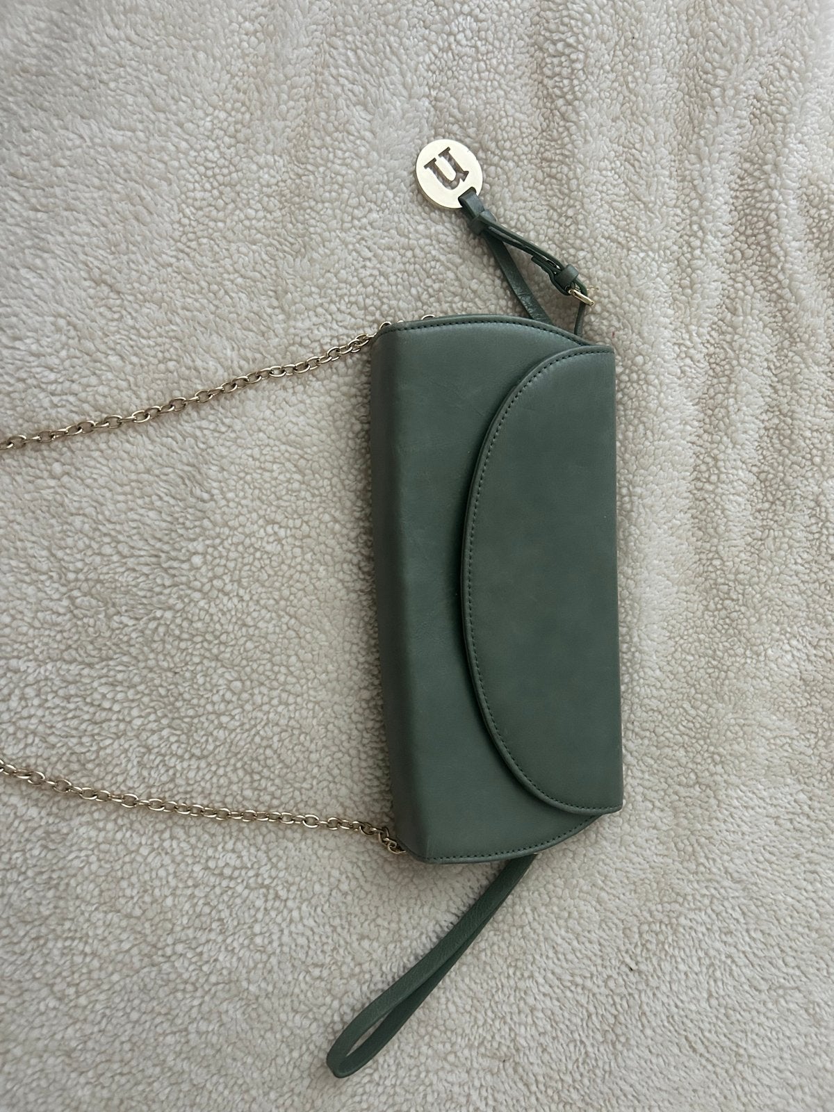 Groen Noë tasje / clutch, Ophalen, Zo goed als nieuw, Groen, Avondtasje