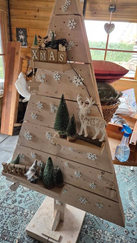 Gratis houten kerstboom, Ophalen
