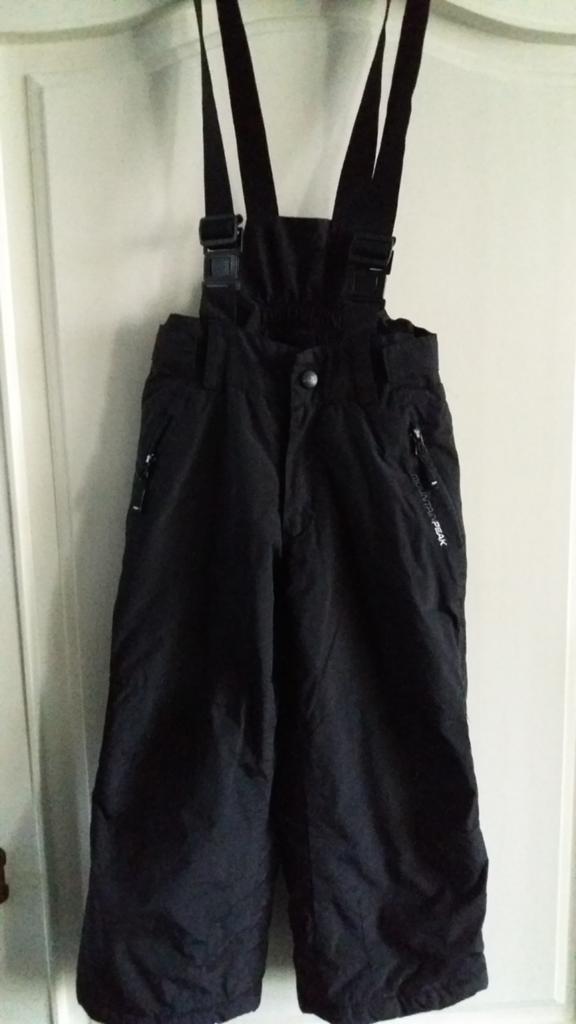 Skibroek zwart maat 110  Mountain Peak, Kinderen en Baby's, Kinderkleding | Maat 110, Ophalen, Jongen of Meisje, Broek