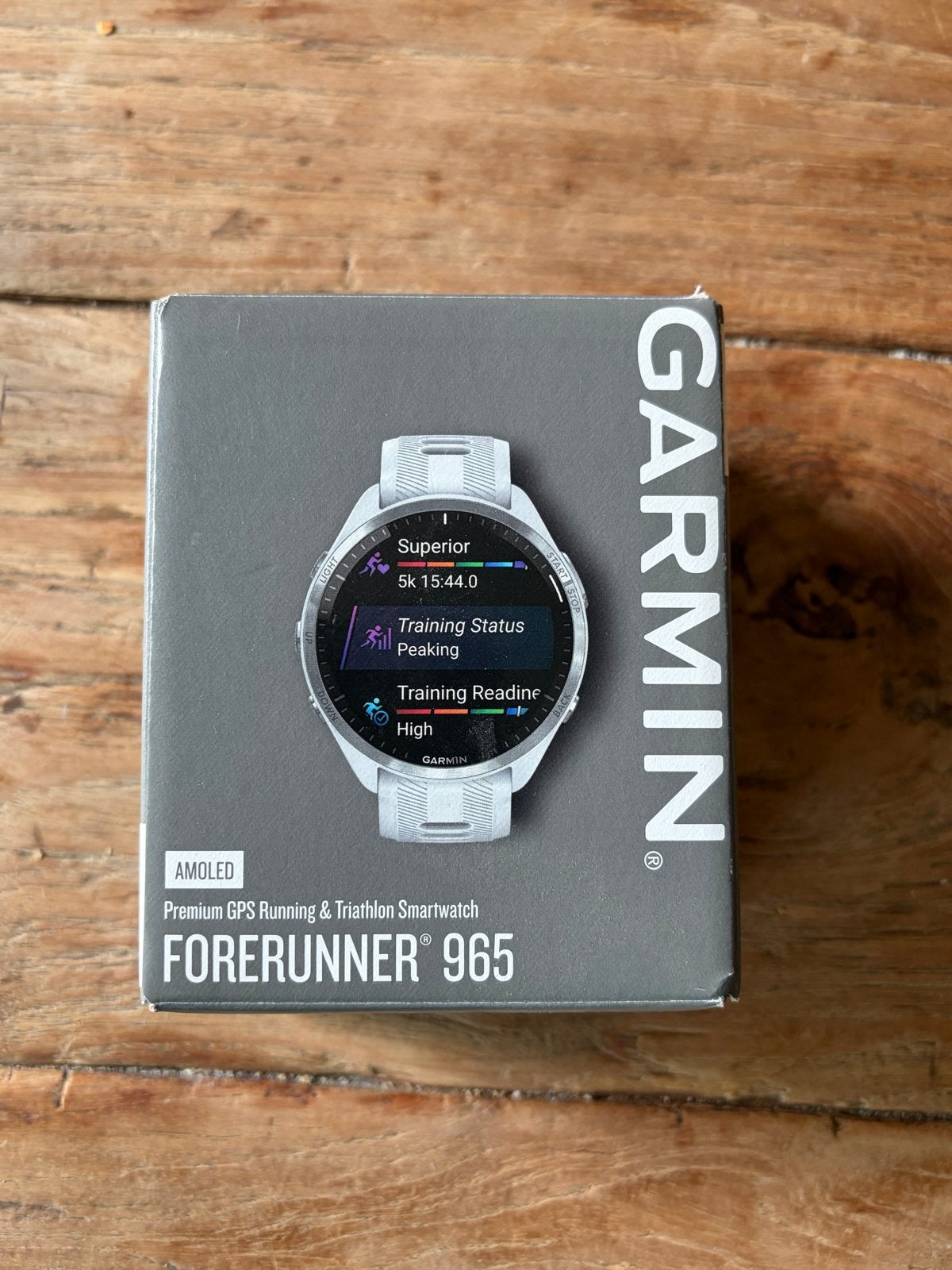 Garmin Forerunner 965 Whitestone - mét garantie, Afstand, Wit, Ophalen of Verzenden, Zo goed als nieuw