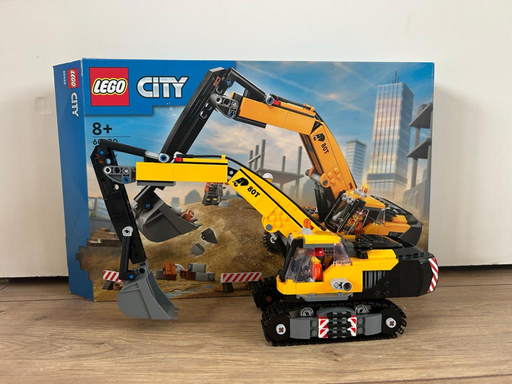 Lego City Graafmachine 60420 met doos, boekjes en poppetjes, Kinderen en Baby's, Speelgoed | Duplo en Lego, Gebruikt, Lego, Complete set