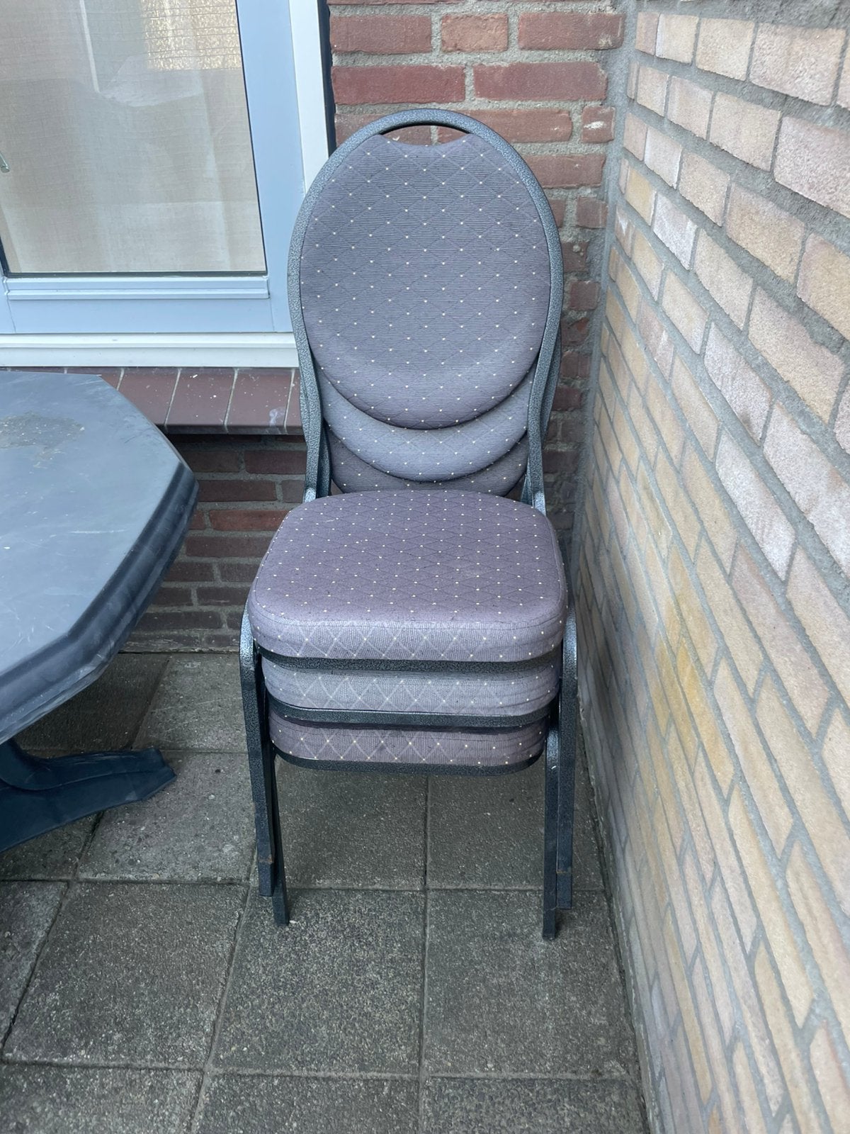 Ijzeren stoelen, Ophalen of Verzenden, Zo goed als nieuw, Metaal