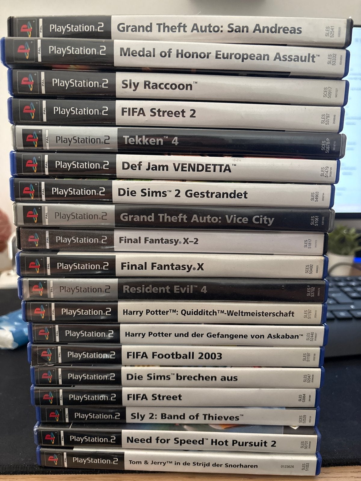 Grote collectie PlayStation 2 games (19stuks), Gebruikt, Vanaf 18 jaar, Overige genres, Eén computer