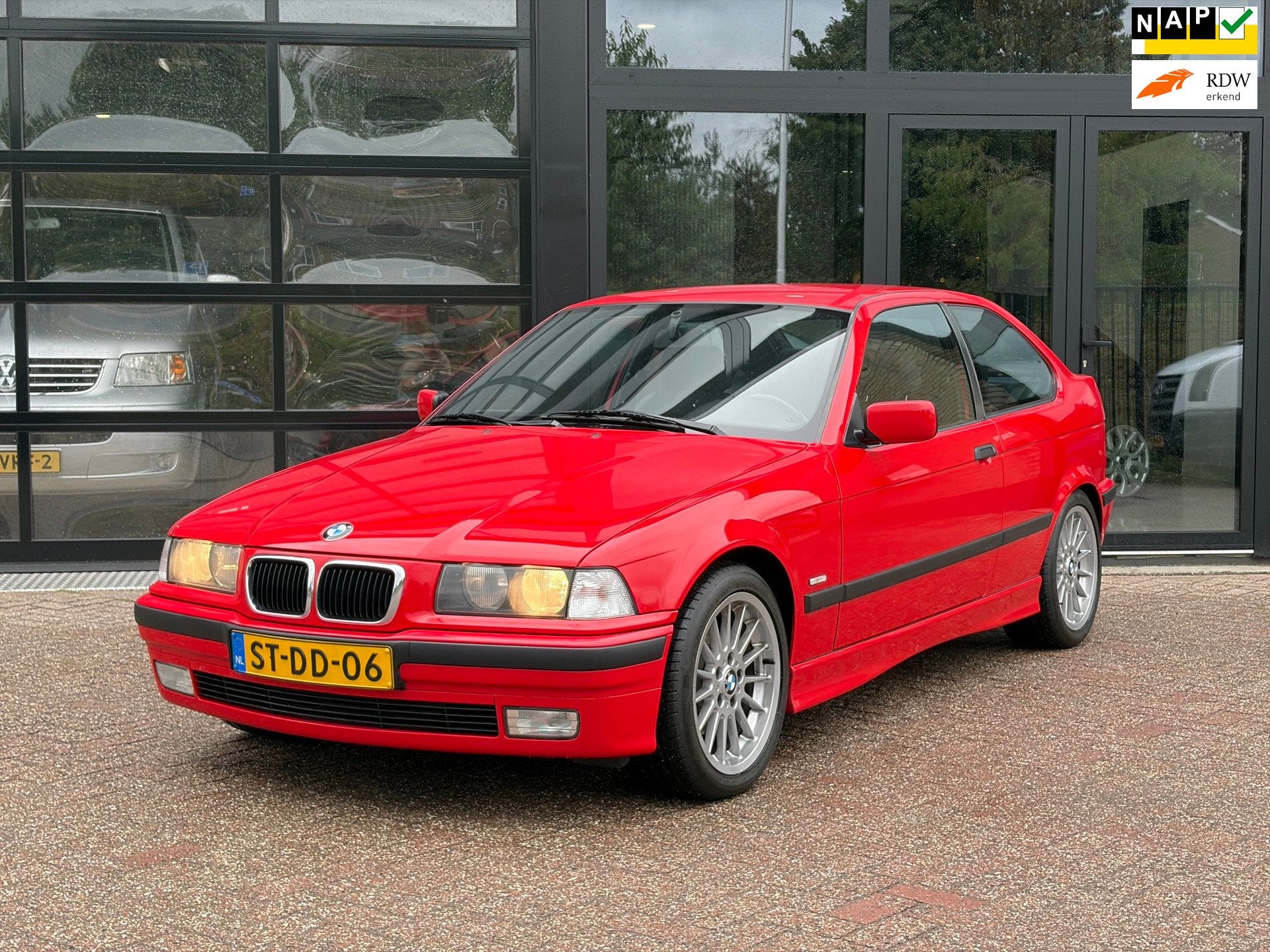 BMW 3-serie Compact 323ti - Orig NL - Uniek, Auto's, Euro 2, Metallic lak, Gebruikt, Zwart