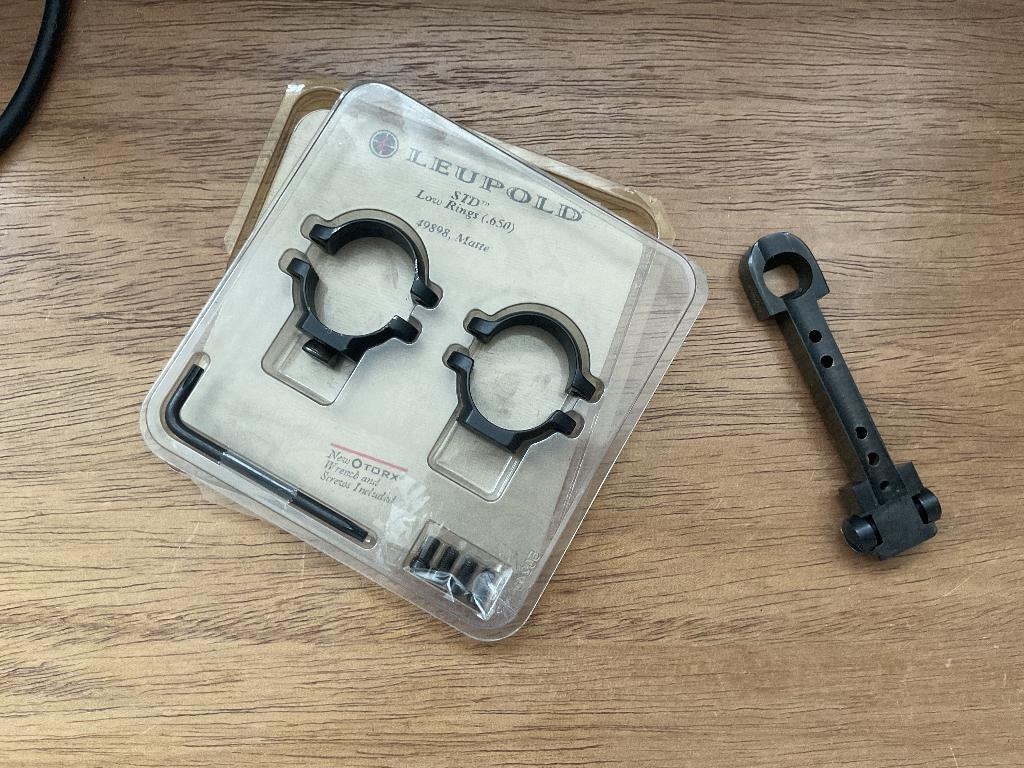 Leupold rings met Burris mount, Ophalen of Verzenden, Gebruikt