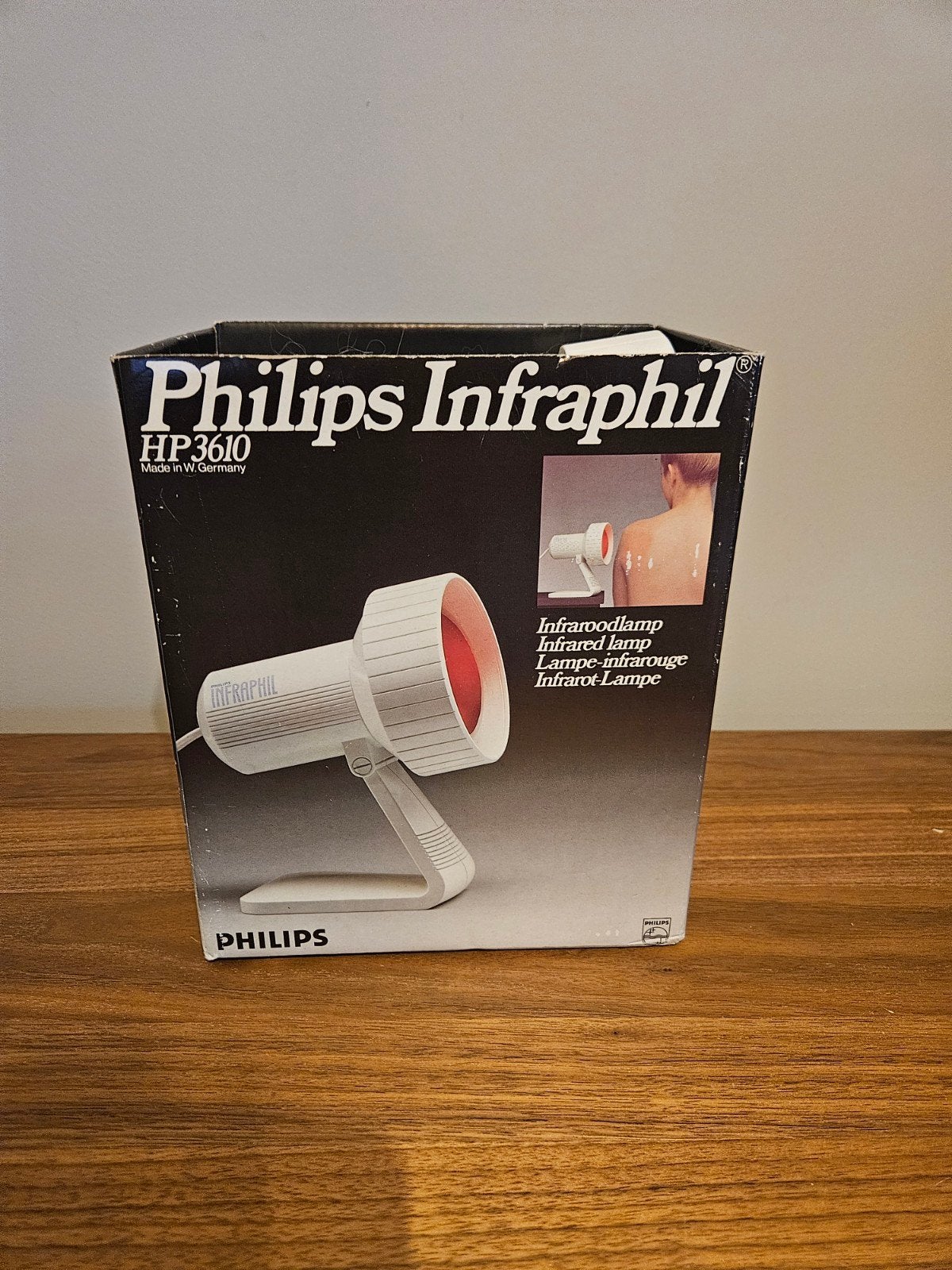Philips Infraphil HP3610 Infraroodlamp - Vintage, Ophalen of Verzenden, Gebruikt, Overige typen
