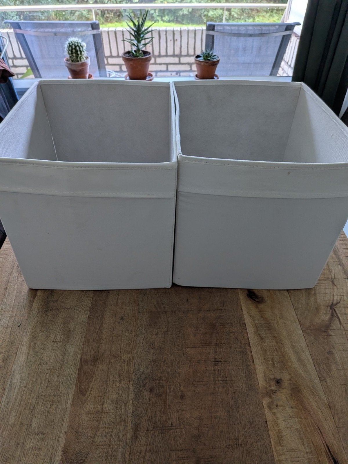 2x Witte Drona Opbergboxen, Ophalen, Gebruikt