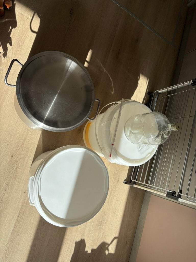 Bierbrouwset voor beginners, Hobby en Vrije tijd, Ophalen, Gebruikt