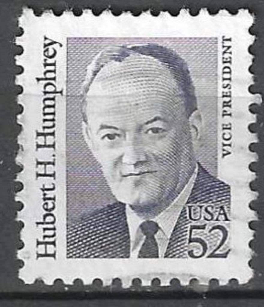 USA 1991 - Yvert 1945 - Hubert Horatio Humphrey. (ST), Verzenden, Gestempeld, Noord-Amerika